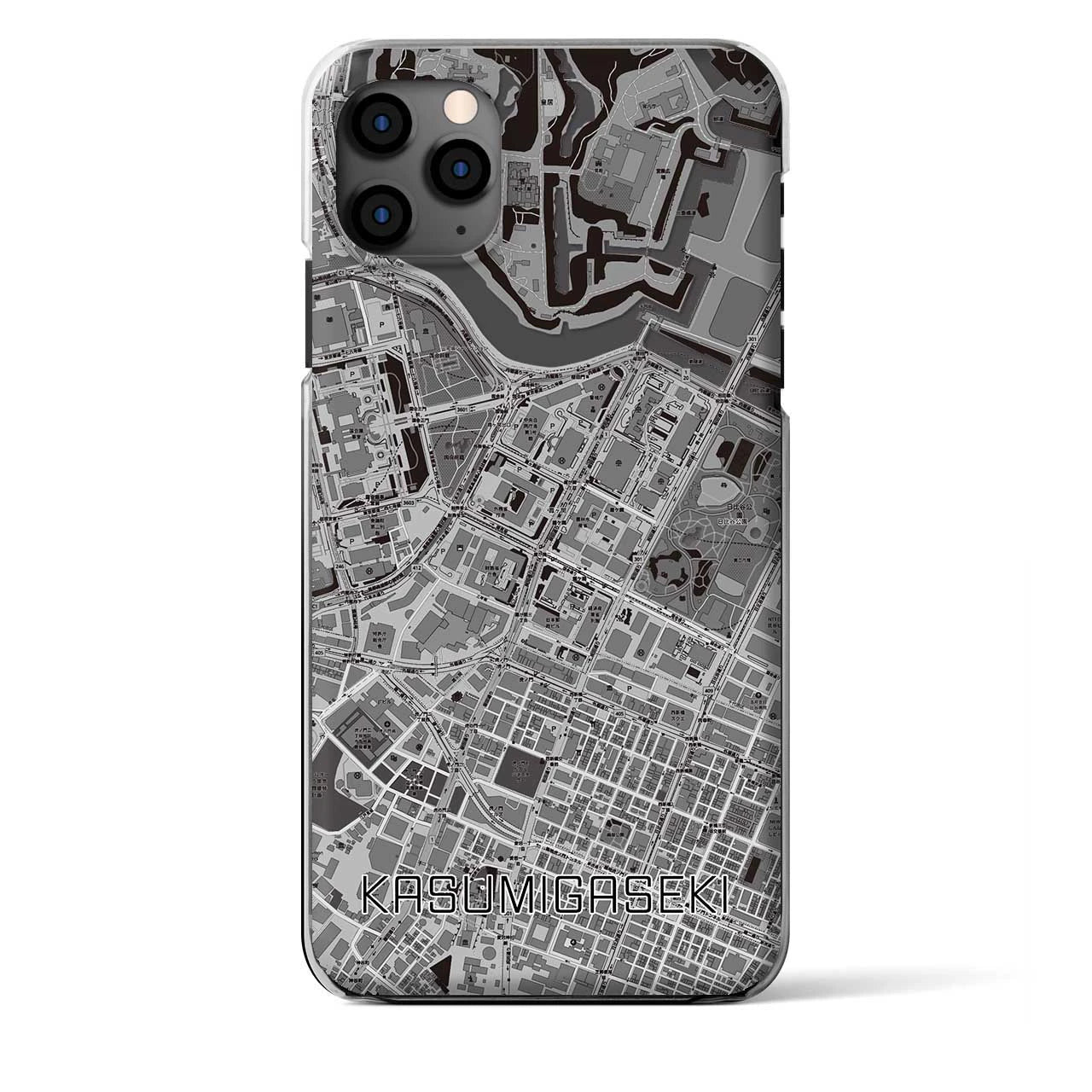 【霞ケ関（東京都）】地図柄iPhoneケース（クリアタイプ）