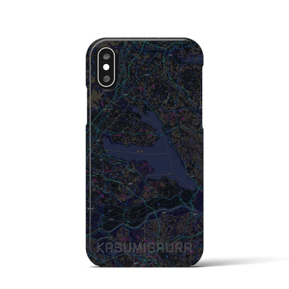 【霞ヶ浦（茨城県）】地図柄iPhoneケース（バックカバータイプ）