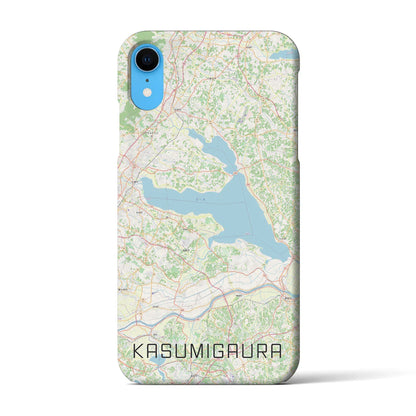 【霞ヶ浦（茨城県）】地図柄iPhoneケース（バックカバータイプ）