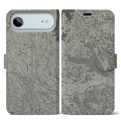 【霞ヶ浦（茨城県）】地図柄iPhoneケース（手帳タイプ）