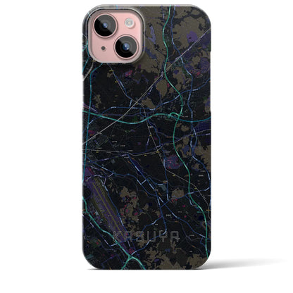 【粕屋（福岡県）】地図柄iPhoneケース（バックカバータイプ）