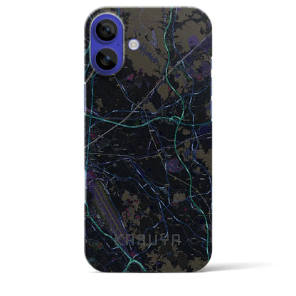 【粕屋（福岡県）】地図柄iPhoneケース（バックカバータイプ）