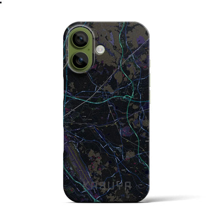 【粕屋（福岡県）】地図柄iPhoneケース（バックカバータイプ）