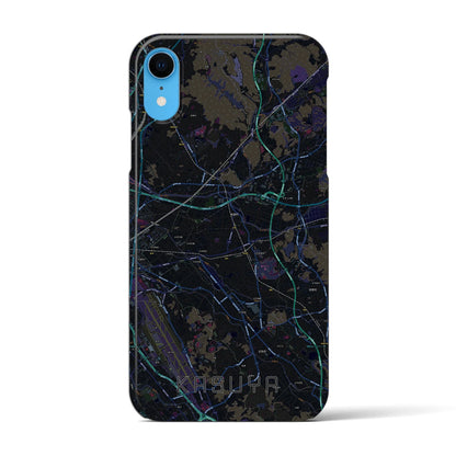 【粕屋（福岡県）】地図柄iPhoneケース（バックカバータイプ）