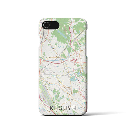 【粕屋（福岡県）】地図柄iPhoneケース（バックカバータイプ）