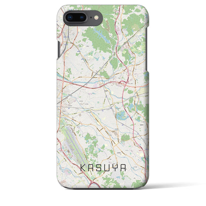 【粕屋（福岡県）】地図柄iPhoneケース（バックカバータイプ）