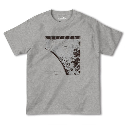 【潟上（秋田県）】地図柄ヘビーウェイトTシャツ