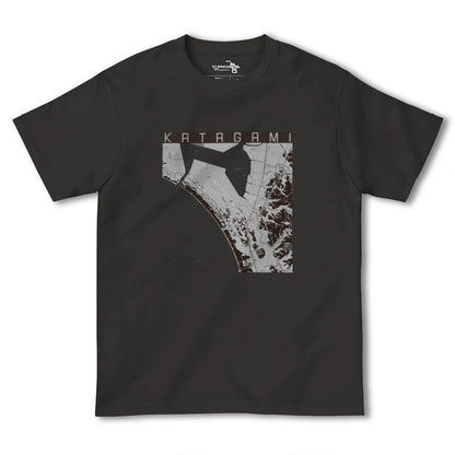 【潟上（秋田県）】地図柄ヘビーウェイトTシャツ