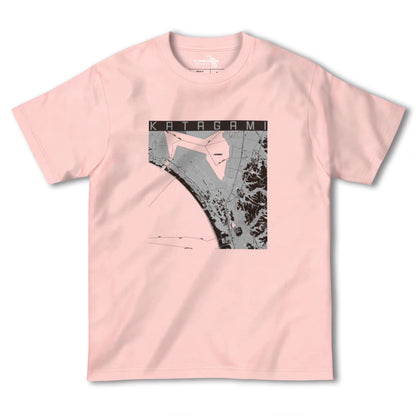 【潟上（秋田県）】地図柄ヘビーウェイトTシャツ