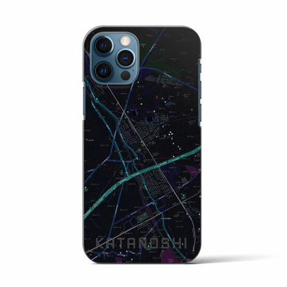 【交野市（大阪府）】地図柄iPhoneケース（バックカバータイプ）