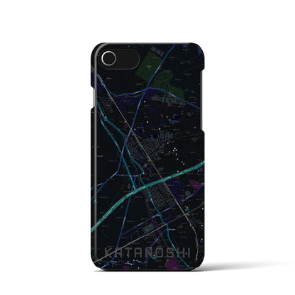 【交野市（大阪府）】地図柄iPhoneケース（バックカバータイプ）