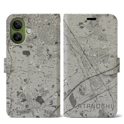 【交野市（大阪府）】地図柄iPhoneケース（手帳タイプ）