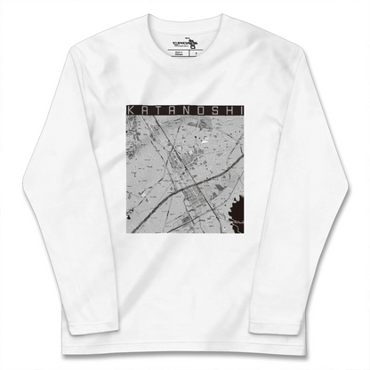 【交野市（大阪府）】地図柄ロングスリーブTシャツ