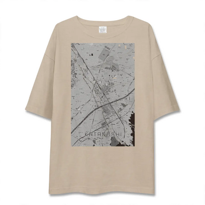 【交野市（大阪府）】地図柄ビッグシルエットTシャツ