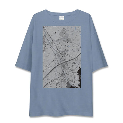 【交野市（大阪府）】地図柄ビッグシルエットTシャツ