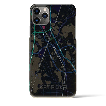 【片岡（栃木県）】地図柄iPhoneケース（バックカバータイプ）