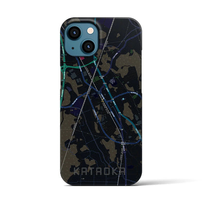 【片岡（栃木県）】地図柄iPhoneケース（バックカバータイプ）