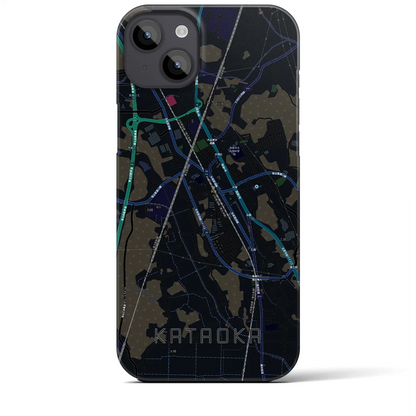 【片岡（栃木県）】地図柄iPhoneケース（バックカバータイプ）