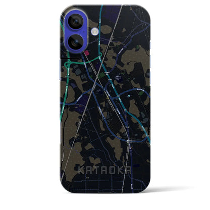 【片岡（栃木県）】地図柄iPhoneケース（バックカバータイプ）