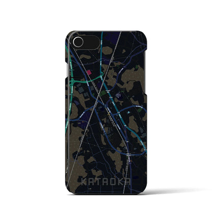 【片岡（栃木県）】地図柄iPhoneケース（バックカバータイプ）