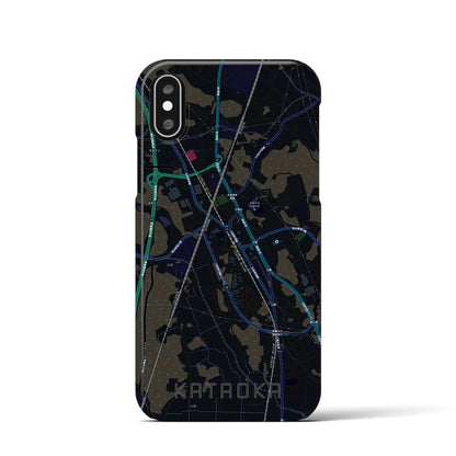 【片岡（栃木県）】地図柄iPhoneケース（バックカバータイプ）