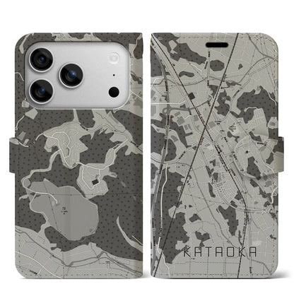 【片岡（栃木県）】地図柄iPhoneケース（手帳タイプ）