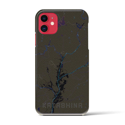 【片品（群馬県）】地図柄iPhoneケース（バックカバータイプ）