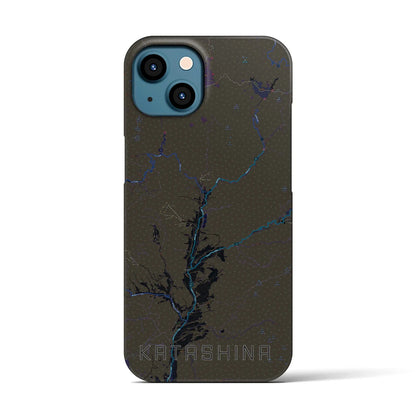 【片品（群馬県）】地図柄iPhoneケース（バックカバータイプ）