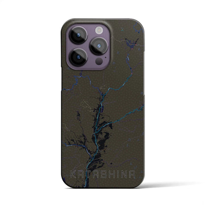 【片品（群馬県）】地図柄iPhoneケース（バックカバータイプ）