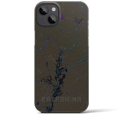 【片品（群馬県）】地図柄iPhoneケース（バックカバータイプ）