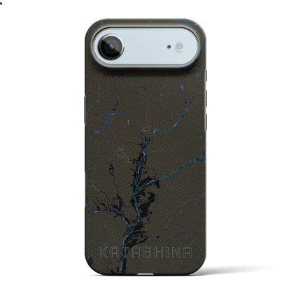 【片品（群馬県）】地図柄iPhoneケース（バックカバータイプ）