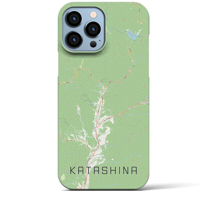 【片品（群馬県）】地図柄iPhoneケース（バックカバータイプ）
