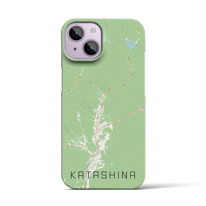 【片品（群馬県）】地図柄iPhoneケース（バックカバータイプ）