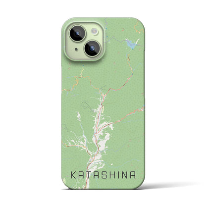 【片品（群馬県）】地図柄iPhoneケース（バックカバータイプ）