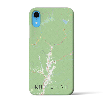 【片品（群馬県）】地図柄iPhoneケース（バックカバータイプ）