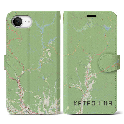 【片品（群馬県）】地図柄iPhoneケース（手帳タイプ）