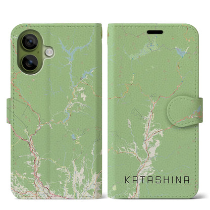 【片品（群馬県）】地図柄iPhoneケース（手帳タイプ）