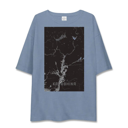 【片品（群馬県）】地図柄ビッグシルエットTシャツ