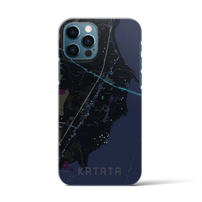 【堅田（滋賀県）】地図柄iPhoneケース（バックカバータイプ）