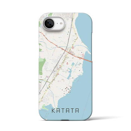 【堅田（滋賀県）】地図柄iPhoneケース（バックカバータイプ）