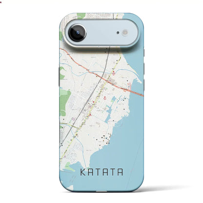 【堅田（滋賀県）】地図柄iPhoneケース（バックカバータイプ）