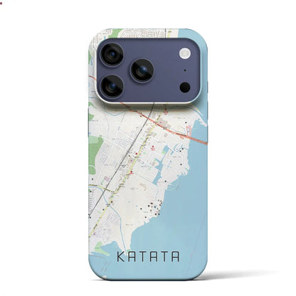 【堅田（滋賀県）】地図柄iPhoneケース（バックカバータイプ）