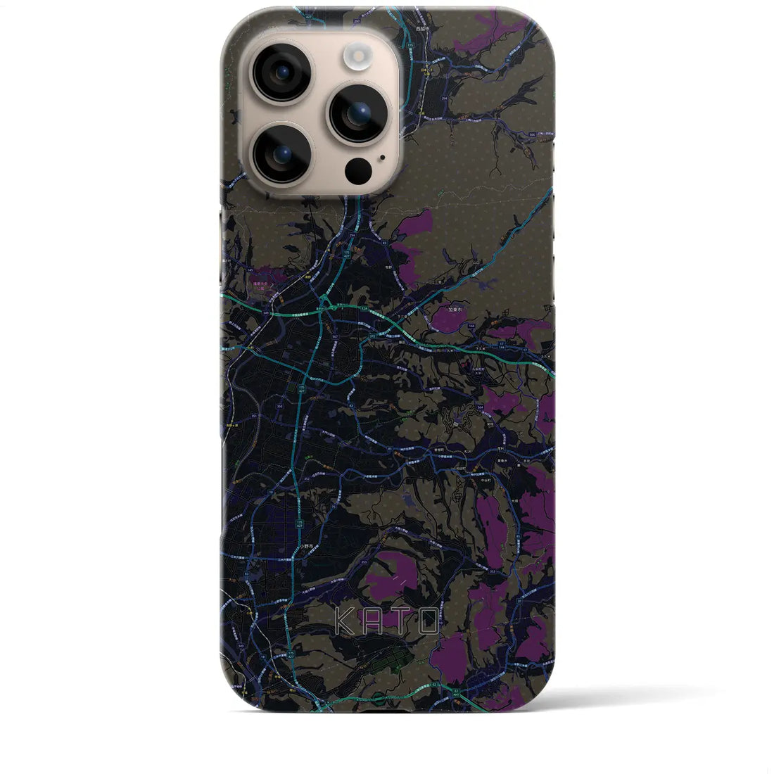 【加東（兵庫県）】地図柄iPhoneケース（バックカバータイプ）
