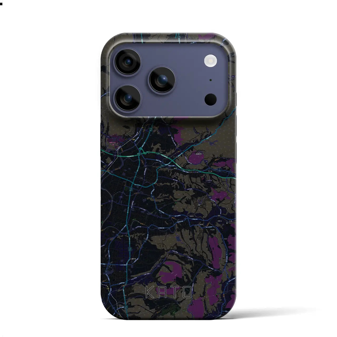 【加東（兵庫県）】地図柄iPhoneケース（バックカバータイプ）