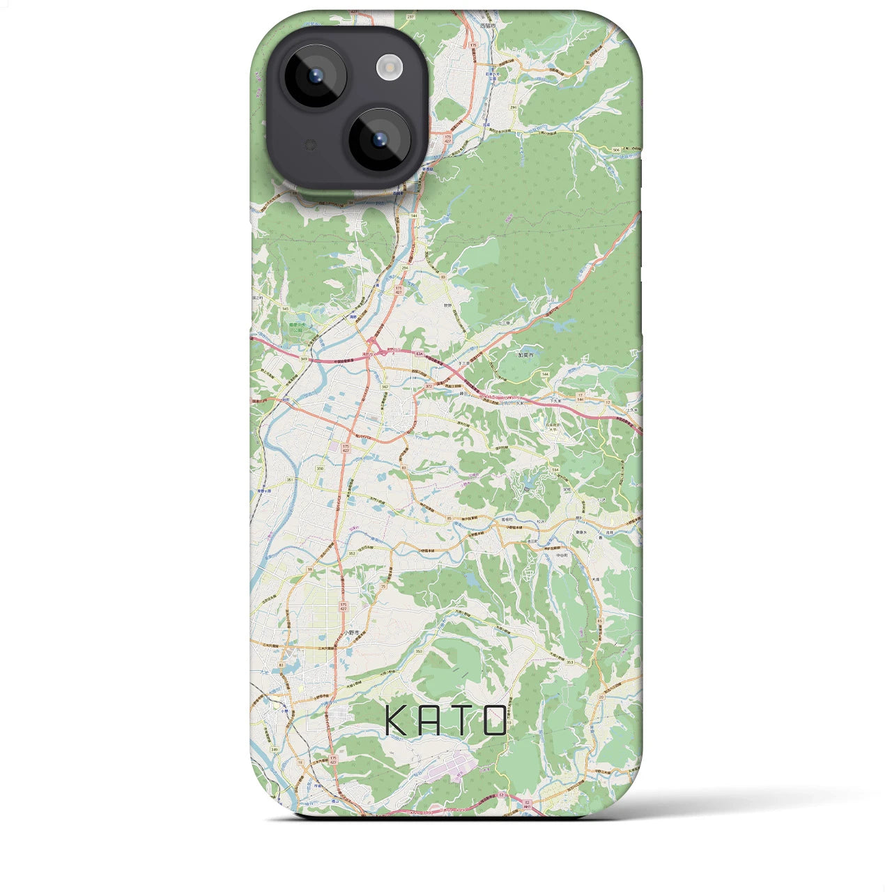 【加東（兵庫県）】地図柄iPhoneケース（バックカバータイプ）