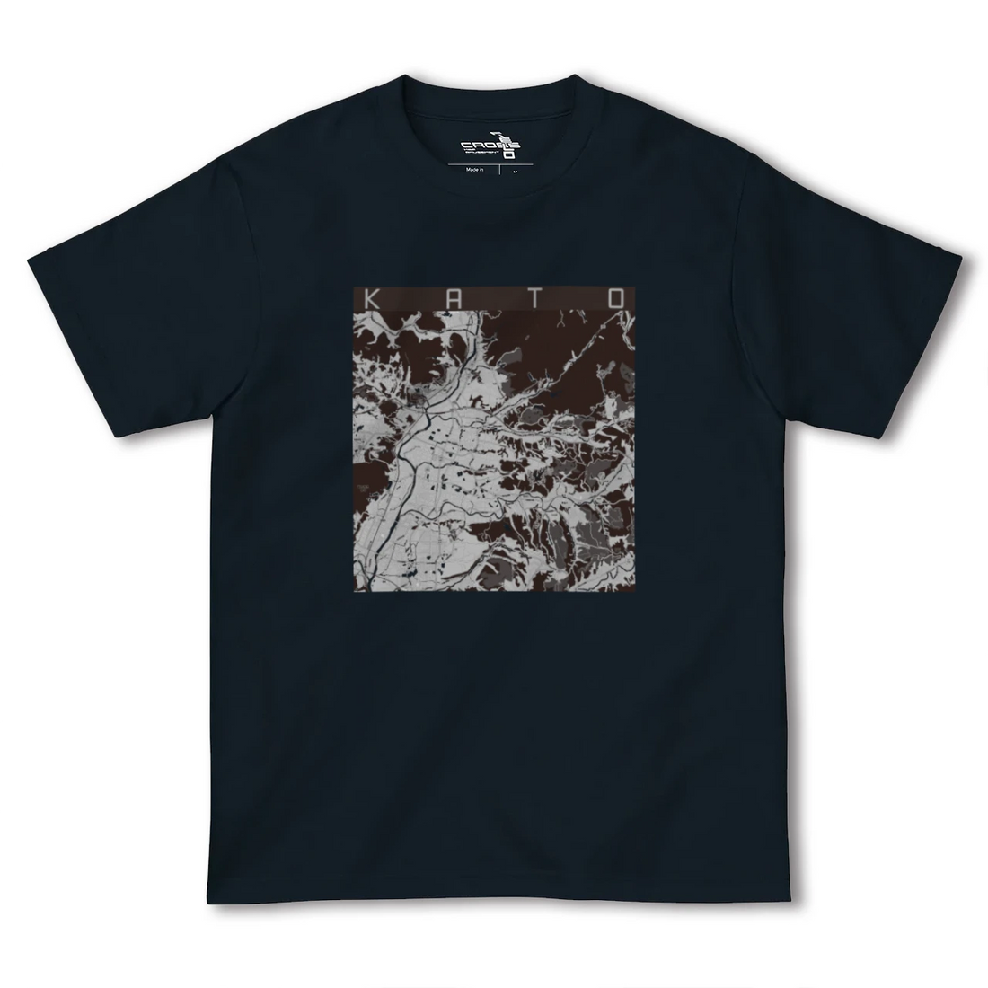 【加東(兵庫県)】地図柄ヘビーウェイトTシャツ