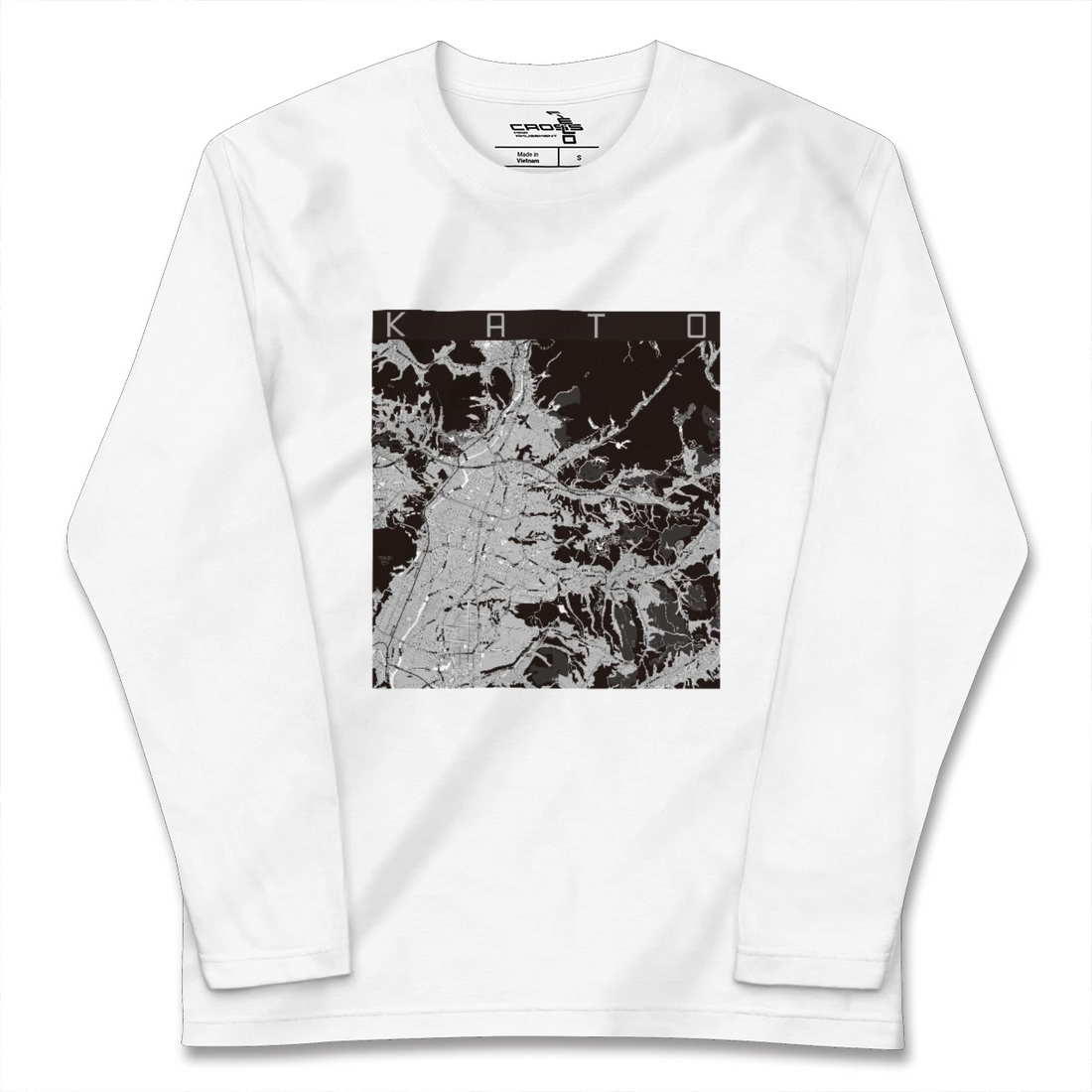 【加東(兵庫県)】地図柄ロングスリーブTシャツ