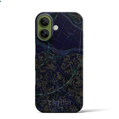 【香取（千葉県）】地図柄iPhoneケース（バックカバータイプ）