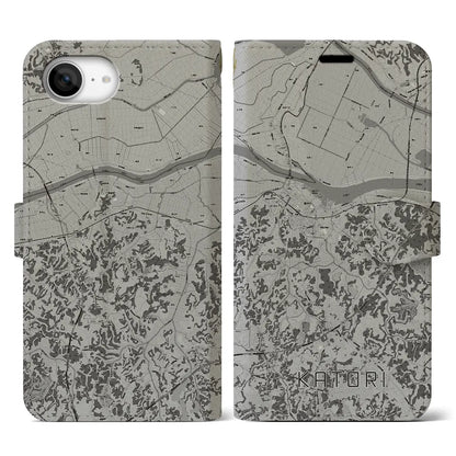 【香取（千葉県）】地図柄iPhoneケース（手帳タイプ）