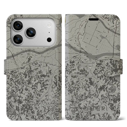 【香取（千葉県）】地図柄iPhoneケース（手帳タイプ）